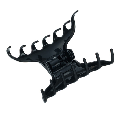 Заколка- краб черная, матовая  DEWAL BEAUTY DB3944black