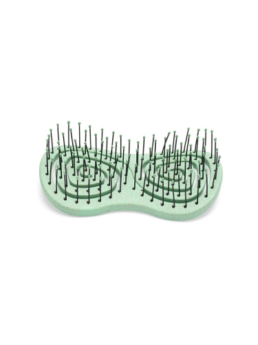 Щетка массажная "Eco-Friendly" с нейлоновым штифтом DEWAL BEAUTY DBEF35-Olive