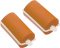 Бигуди резиновые оранжевые d 32 мм x 70 мм (10 шт) DEWAL BEAUTY DBRZ32