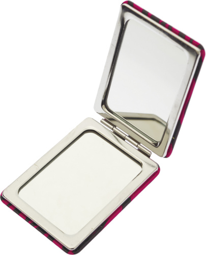 Зеркало серия "Дикая природа" карманное прямоугольное 5,5 х 1 x 7 см DEWAL BEAUTY PMP-5573A*