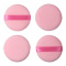 Пуховка для макияжа, розовая, 4шт. DEWAL BEAUTY SS-1272